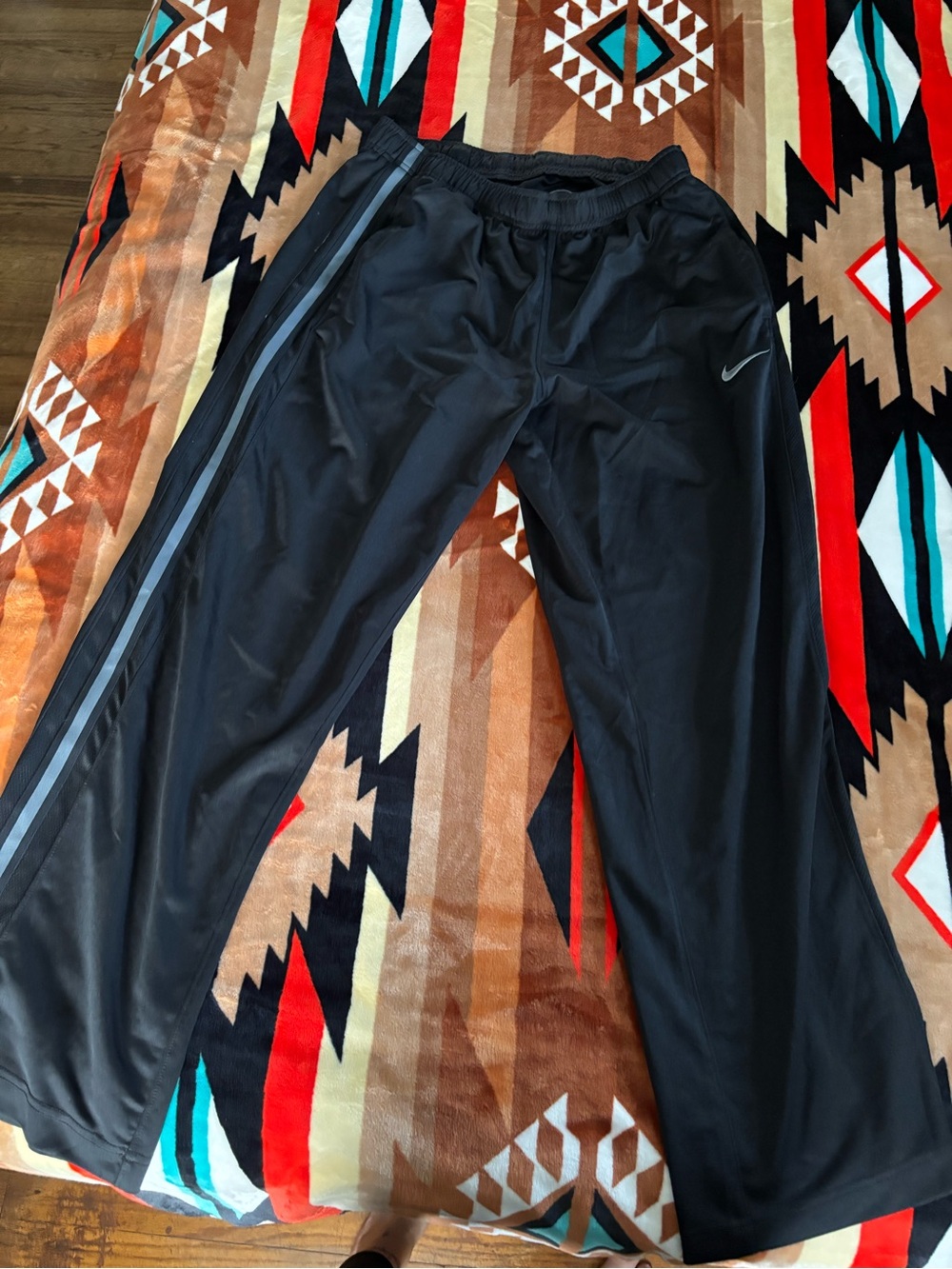 Nike Black Men's Joggers with Reflective Stripe